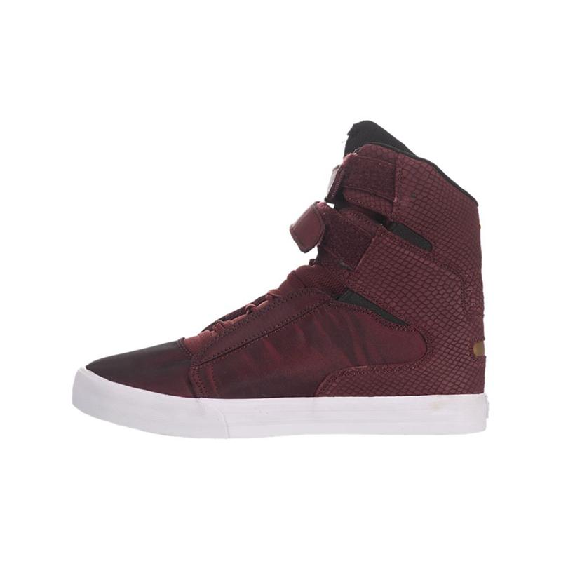 Zapatillas Altas Supra Argentina Hombre - SOCIETY Burdeos (DCOKG-8376)